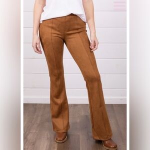 Spanx Suede Flare Leg